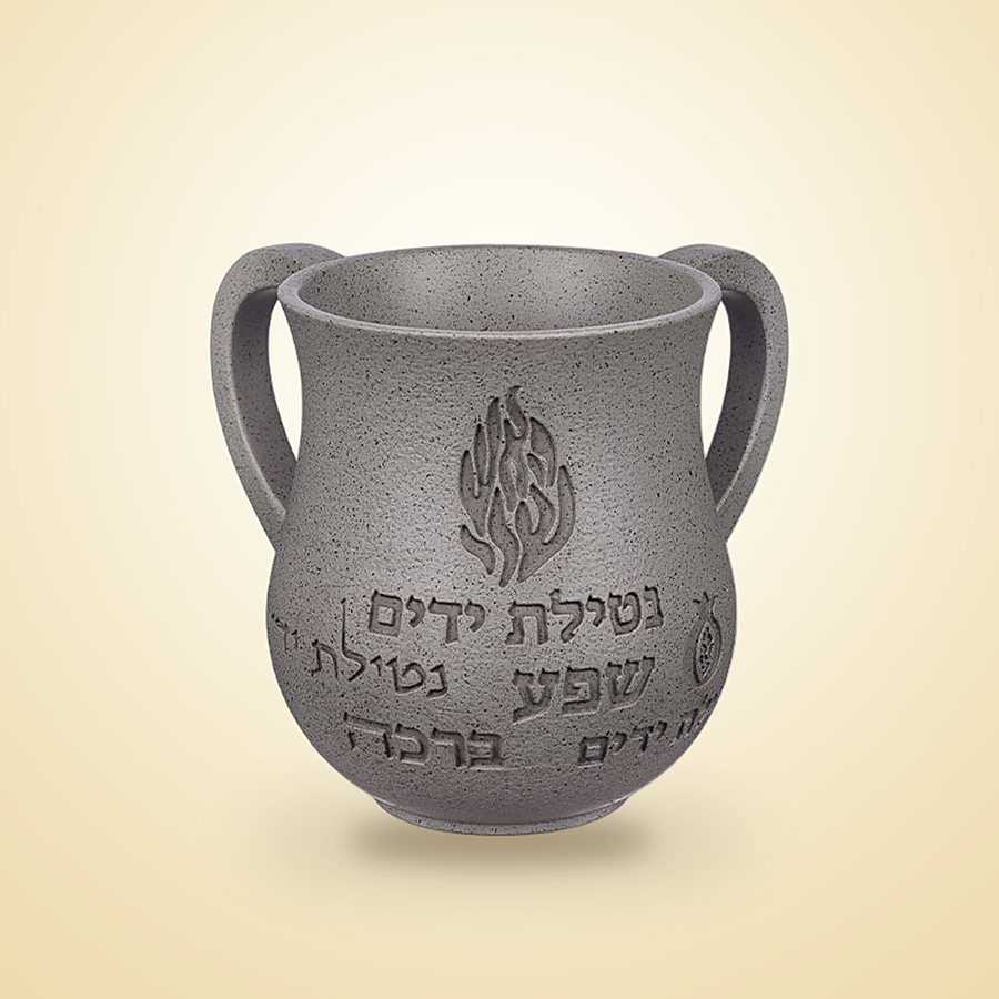 נטלה מהודרת מפולימר בגוון בטון, מוצרים לבית