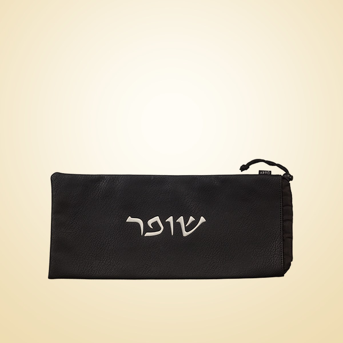 תיק לשופר מהודר דמוי עור עם כיתוב שופר, לראש השנה